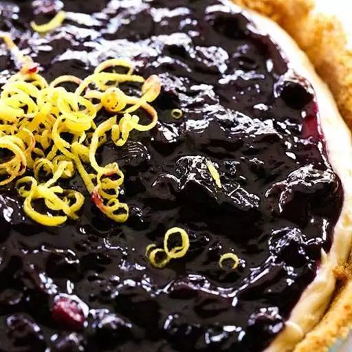 Blueberry Pie with Lemon Crust