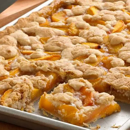 Peach Slab Pie