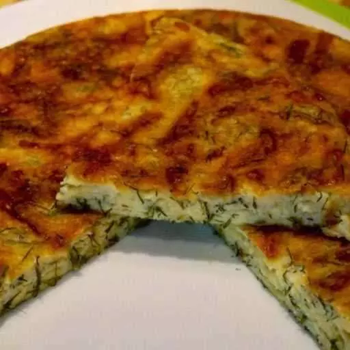 Курячий пиріг із зеленню