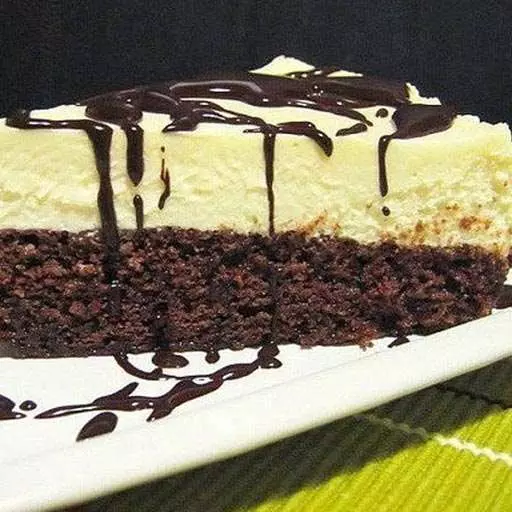 Великолепный дуэт: брауни + чизкейк