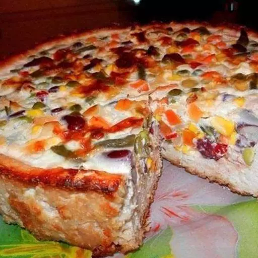 "Гавайський" курячий пиріг