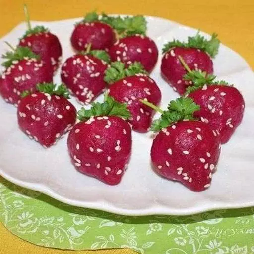 Закуска из селёдки "клубничка"