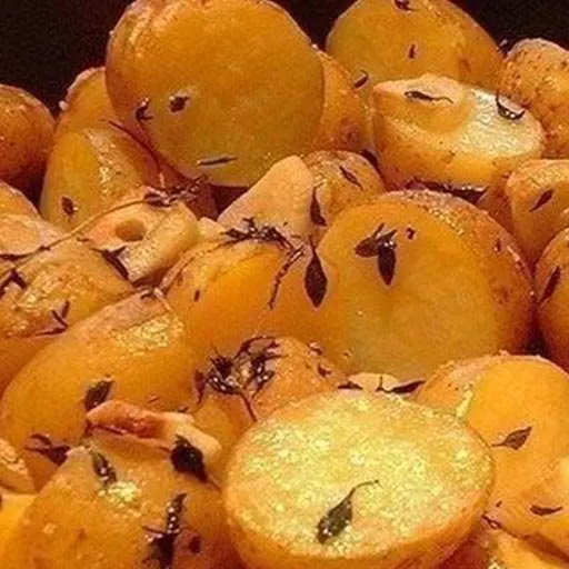 Картофель на гарнир, запеченный в пакете