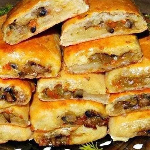 Картофельные рулетики с грибами