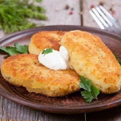 Картофельные зразы с мясом/с грибами