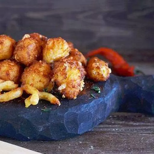 Хрустящий сырный картофель
