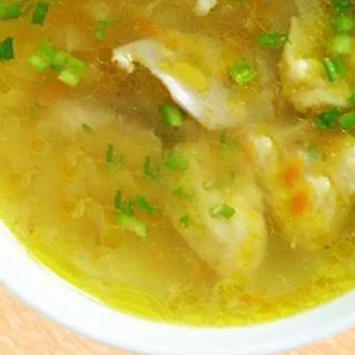 Куриный суп с клёцками в мультиварке