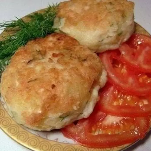 Зразы картофельные с курицей