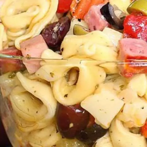 Muffaletta Tortellini Salad