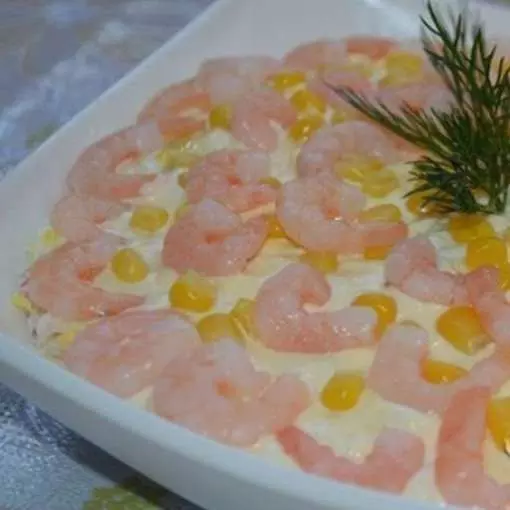 Салат "Креветочка"