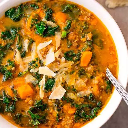 Sweet Potato and Kale Soup