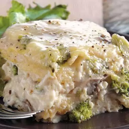 Chicken Broccoli Lasagna