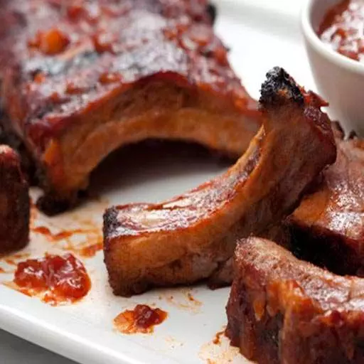 Smokey Barbecue Spare Ribs