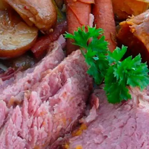 Stout Slow Cooker Corned Beef and Veggies