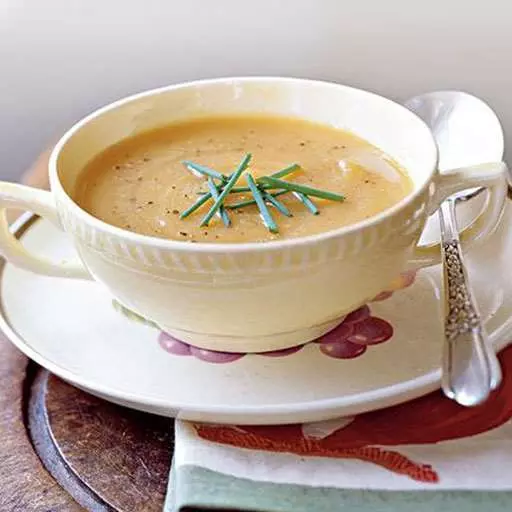 Roasted Butternut Squash and Shallot Soup