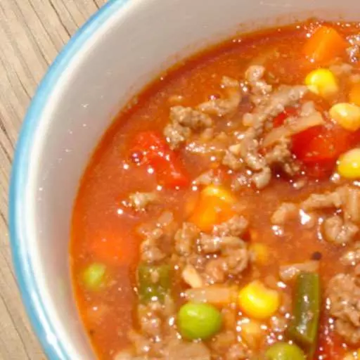 Vegetable Burger Soup