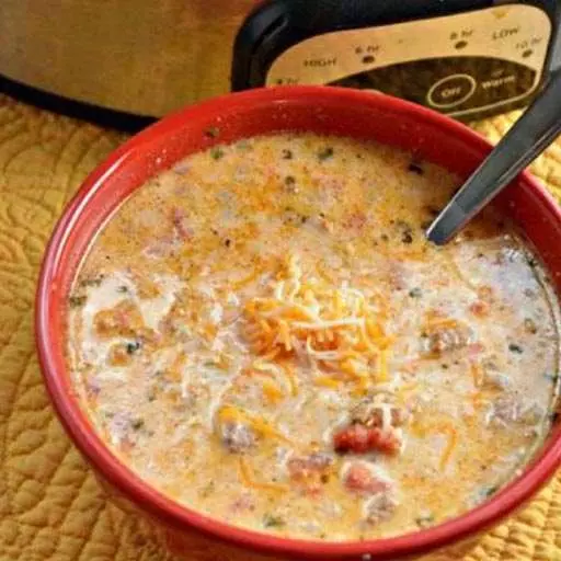 Crock Pot Low-Carb Taco Soup