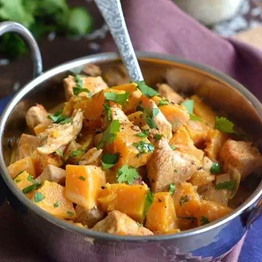 Pumpkin and Chicken Curry