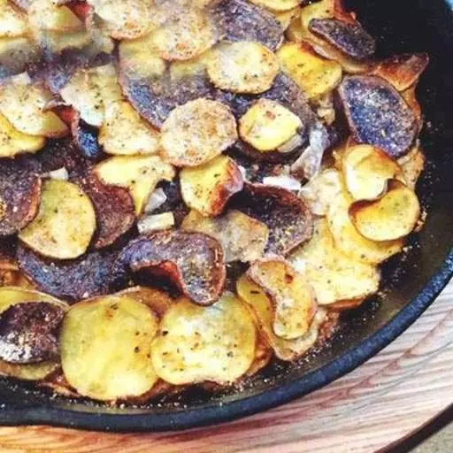 Rustic Cast Iron Potatoes