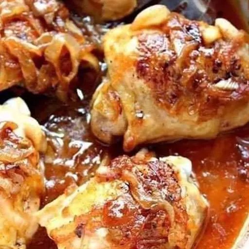 Onion Roasted Chicken