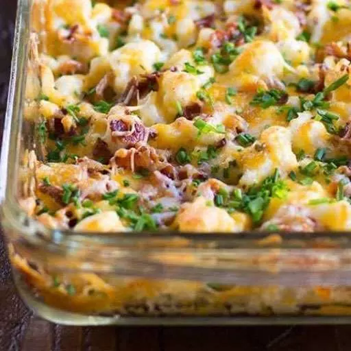 Loaded Cauliflower Bake