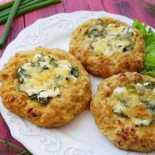 Курячі тарталетки з сиром